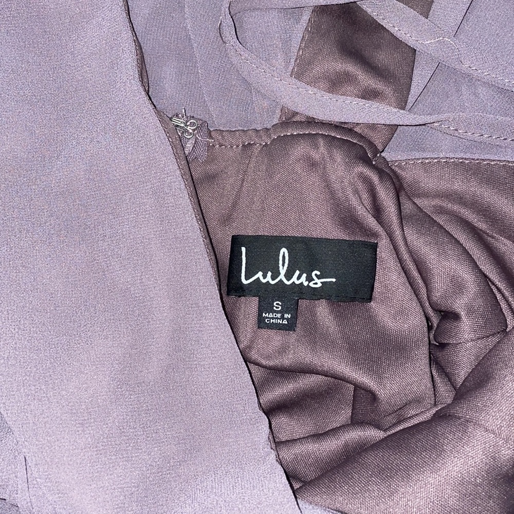 Lulus Mauve Colored Maxi Formal Dress - image 3